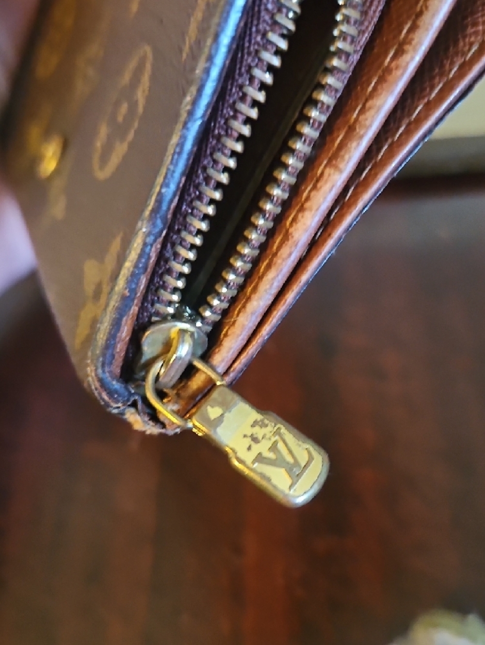 Louis Vuitton Monogram Canvas Trifold Wallet in Brown - Picture 6 of 6